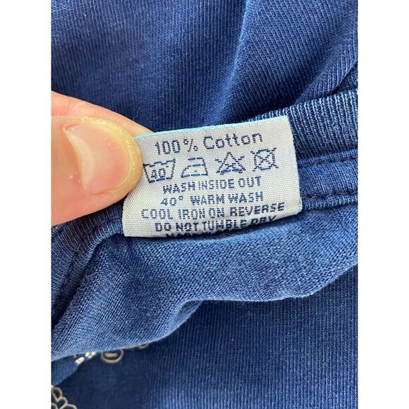 ZOE Men's Size XXL Blue Short Sleeve 100% Cotton Octopus T-Shirt - Picture 5 of 5